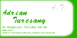 adrian turcsany business card